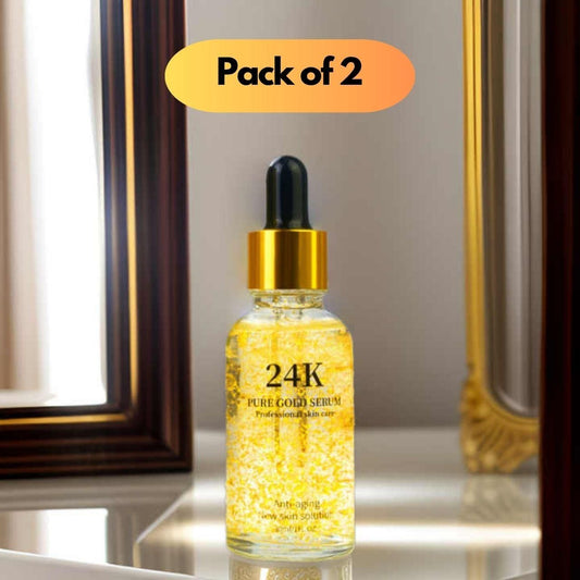 24k Luxury gold serum pack of 2 (30 ml)